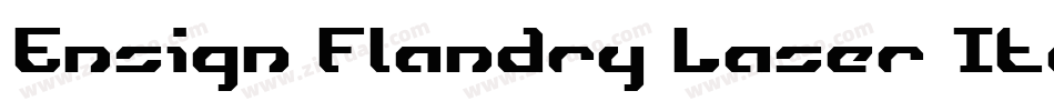 Ensign Flandry Laser Italic字体转换